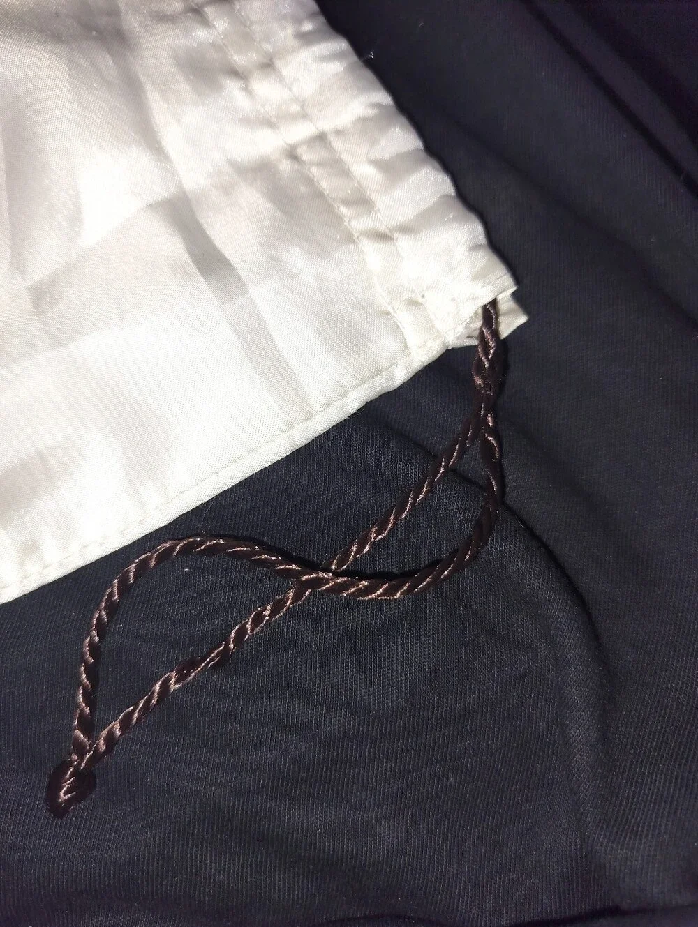 Coach Off-White Drawstring Dust Pouch with Logo